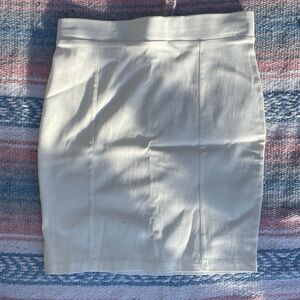 forever 21 white mini skirt